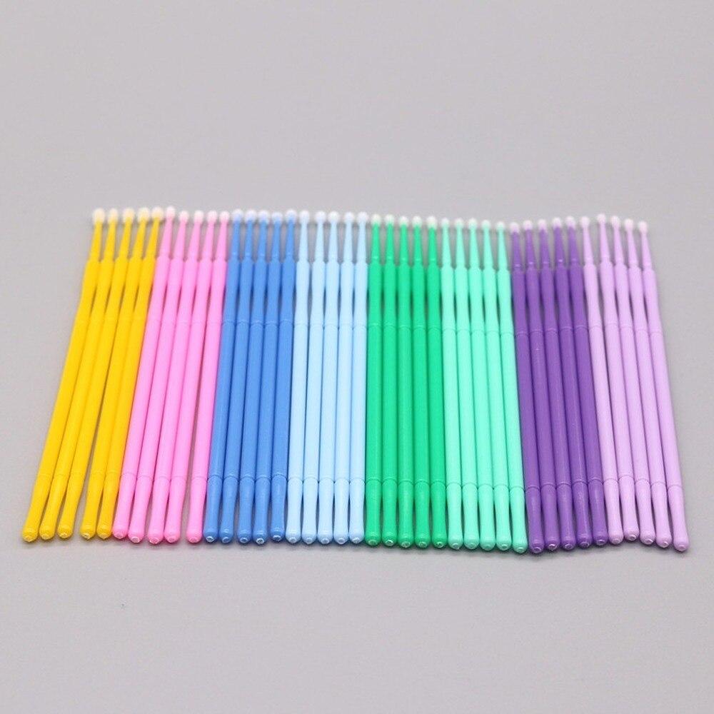 Eyelash Extension Vendor - 100pcs/lot Micro Brushes Make Up Eyelash