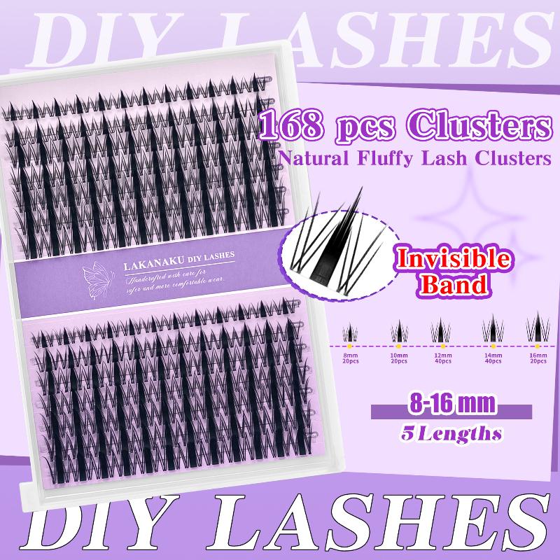 Eyelash Extension Vendor - Natural Eyelashes Lashes Cluster Individual Fluffy