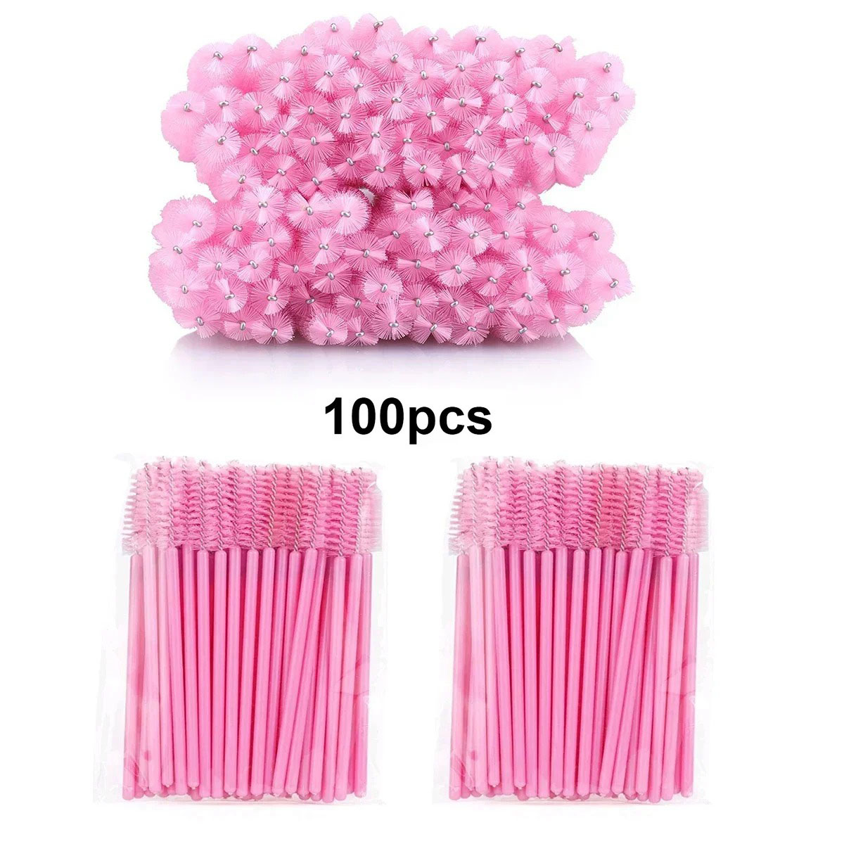Eyelash Extension Wholesale - 100pcs Disposable Eyelash Brushes Spoolies Micro