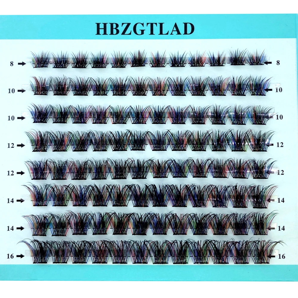 Eyelash Extension Single Lash - Mix 3D Fluffy Single Cluster False