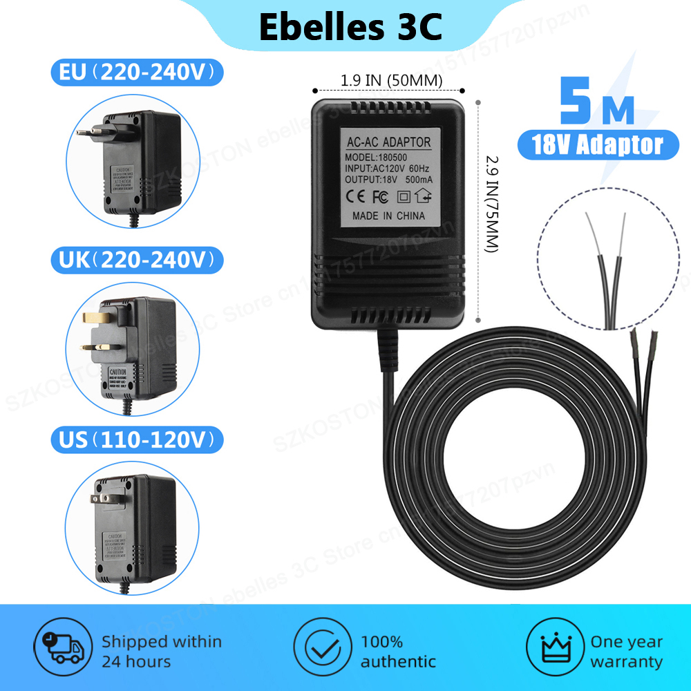 Eyelash Extension Uk - 18V AC Transformer Charger for Ring