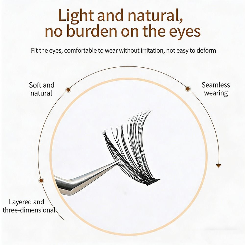Faux Mink Lash - Natural Look False Eyelashes Bond and