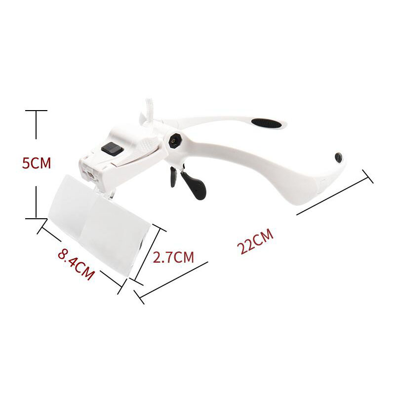 5 Lens Adjustable Magnifier Ey - Eyelash Extension With Glasses review and price