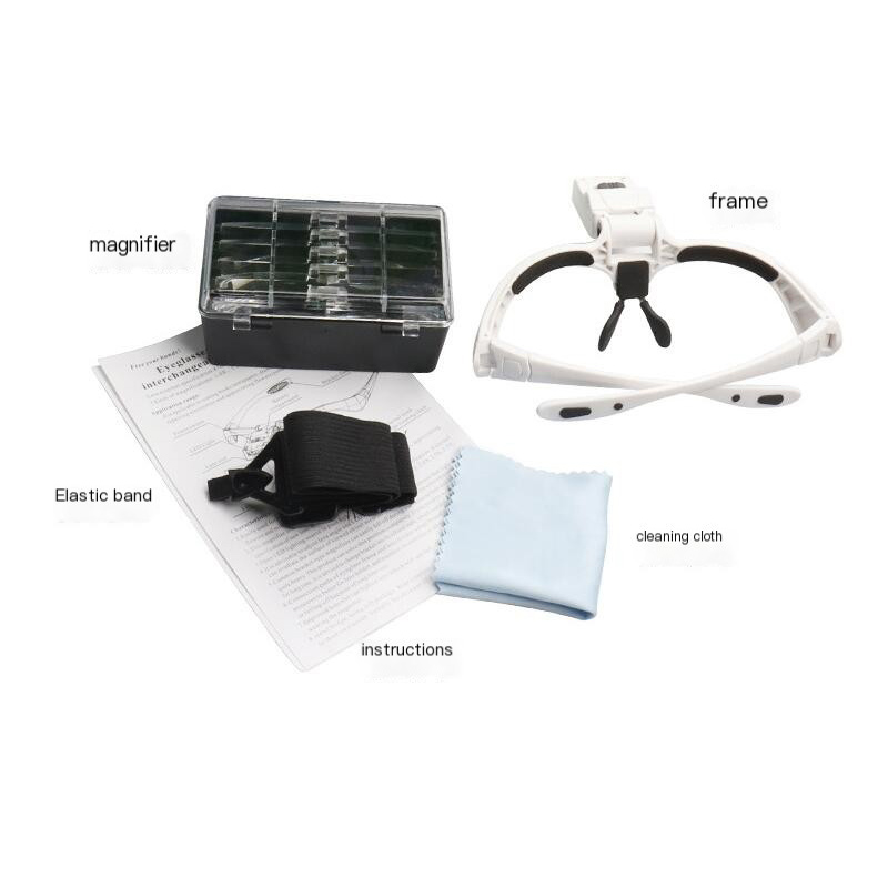 5 Lens Adjustable Magnifier Ey - Eyelash Extension With Glasses review and price