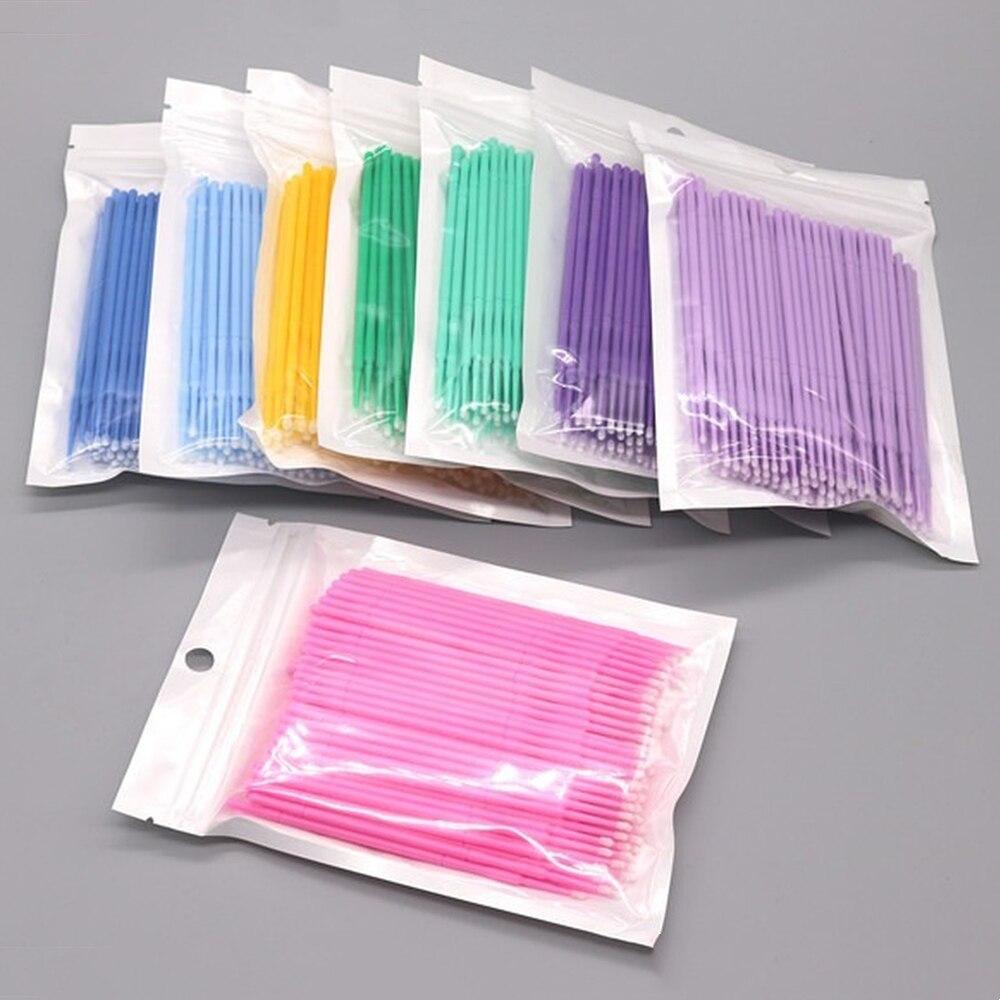 100pcs/lot Micro Brushes Make  - Eyelash Extension Vendor review and price