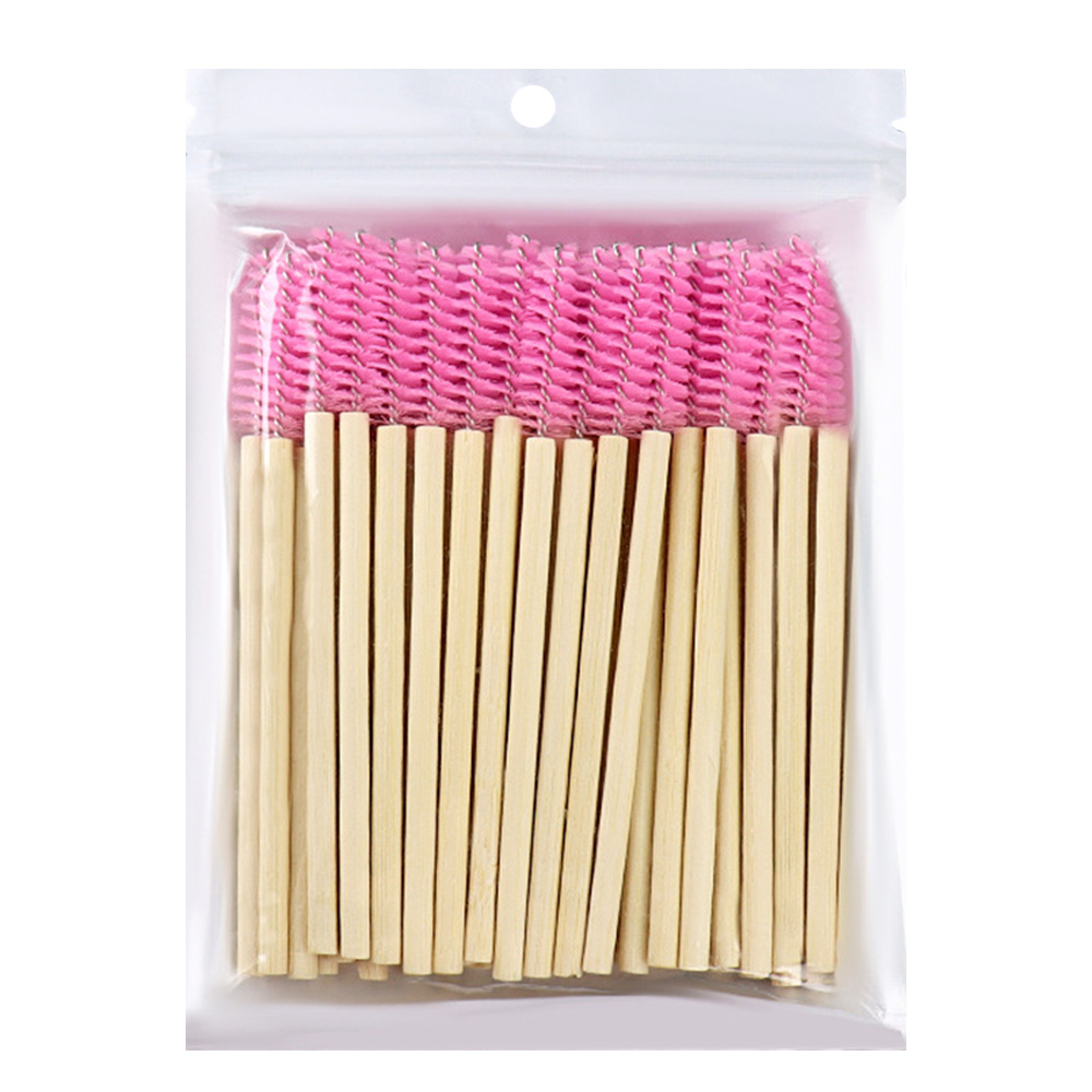 50Pcs Bamboo Handle Eyelash Br - Eyelash Extension Vendor review and price