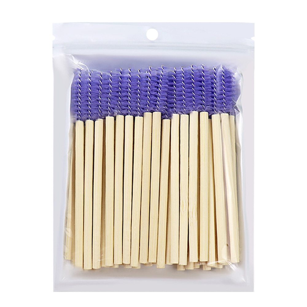 50Pcs Bamboo Handle Eyelash Br - Eyelash Extension Vendor review and price