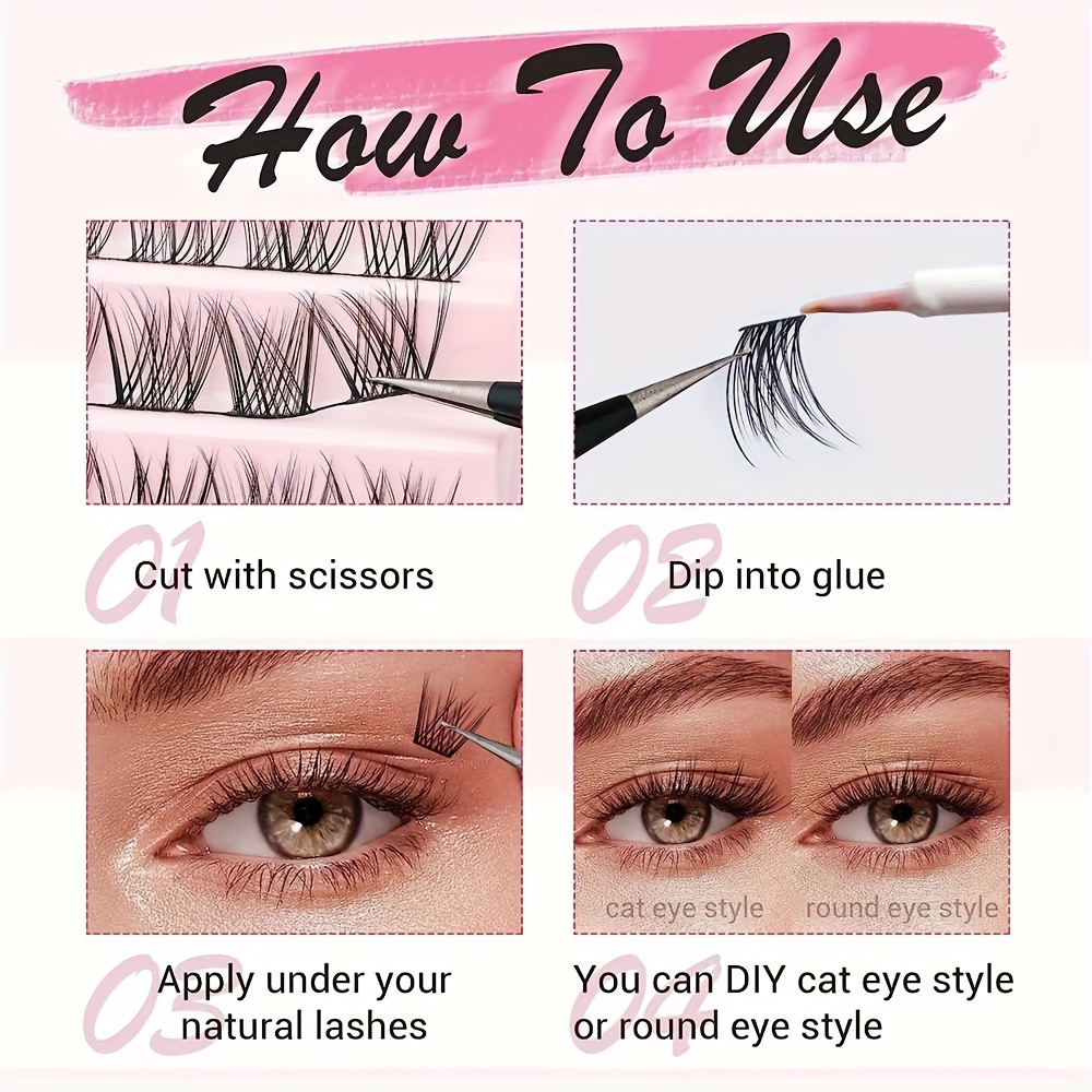 10 Rows Single Cluster Fluffy  - Eyelash Extension Single Lash review and price