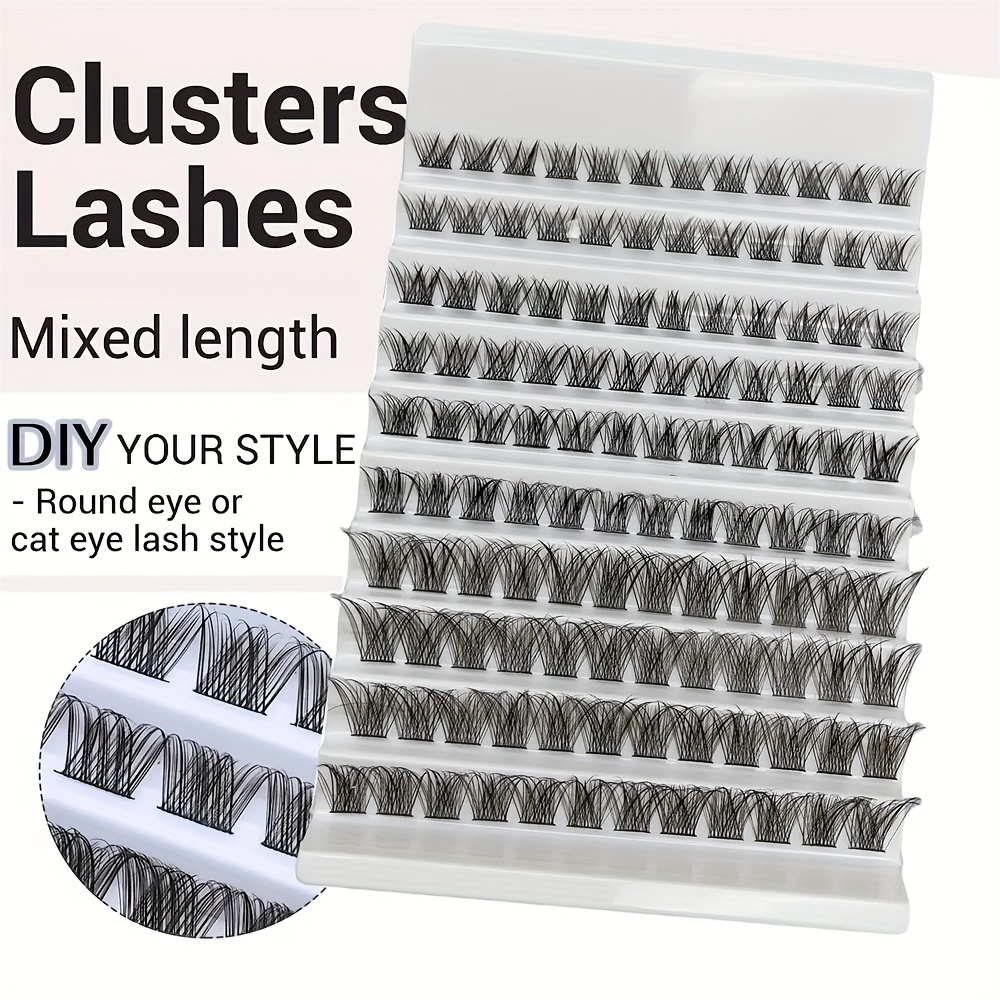 10 Rows Single Cluster Fluffy  - Eyelash Extension Single Lash review and price
