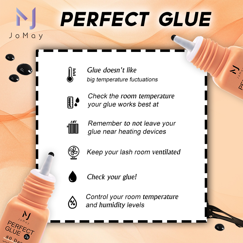 JOMAY Eyelash Extension Glue 0 - Eyelash Extension Glue For Sensitive Eyes review and price