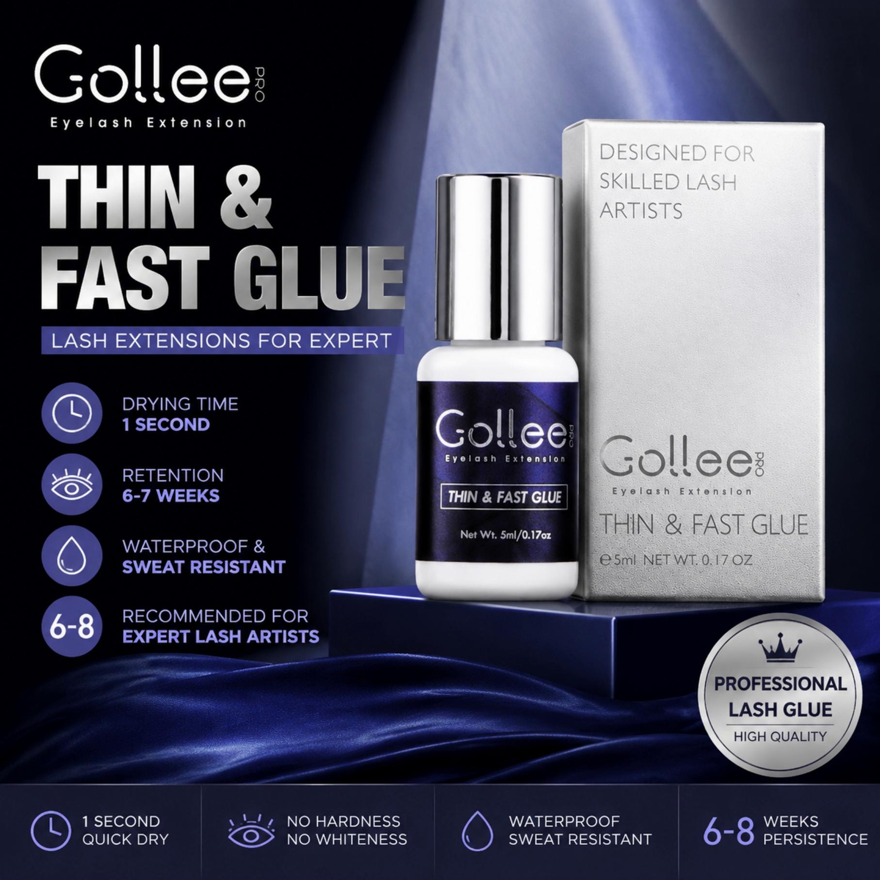 Gollee for Sensitive Eyes 5ml  - Eyelash Extension Glue For Sensitive Eyes review and price