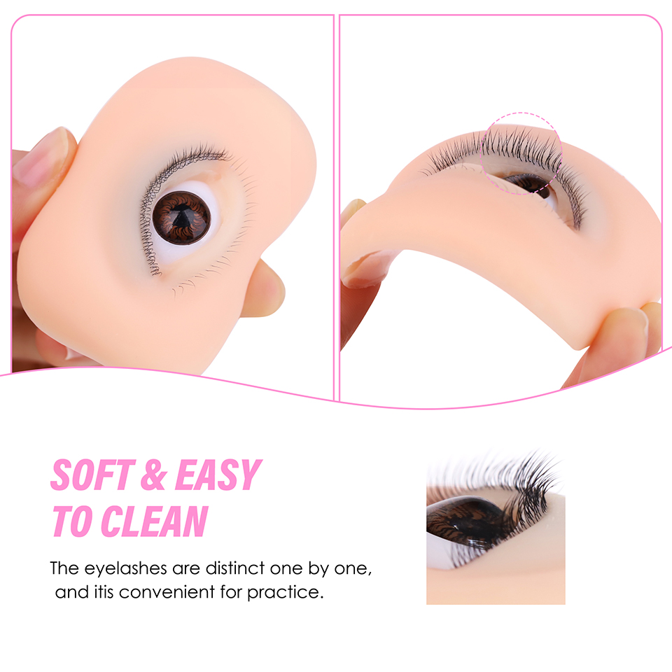 3 Layer Silicone Eye Model for - Eyelash Extension Natural Classic review and price