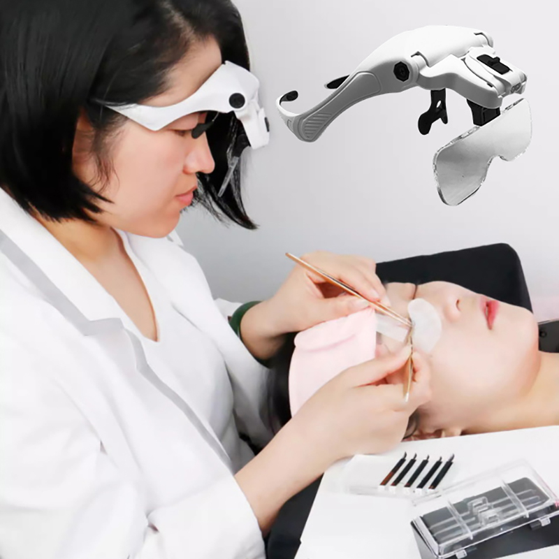 5 Lens Adjustable Magnifier Ey - Eyelash Extension With Glasses review and price