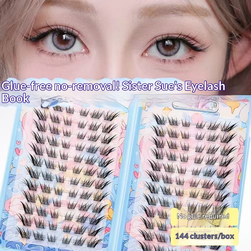 120 Clusters No Need Glue Fals - Eyelash Extension Glue For Sensitive Eyes review and price