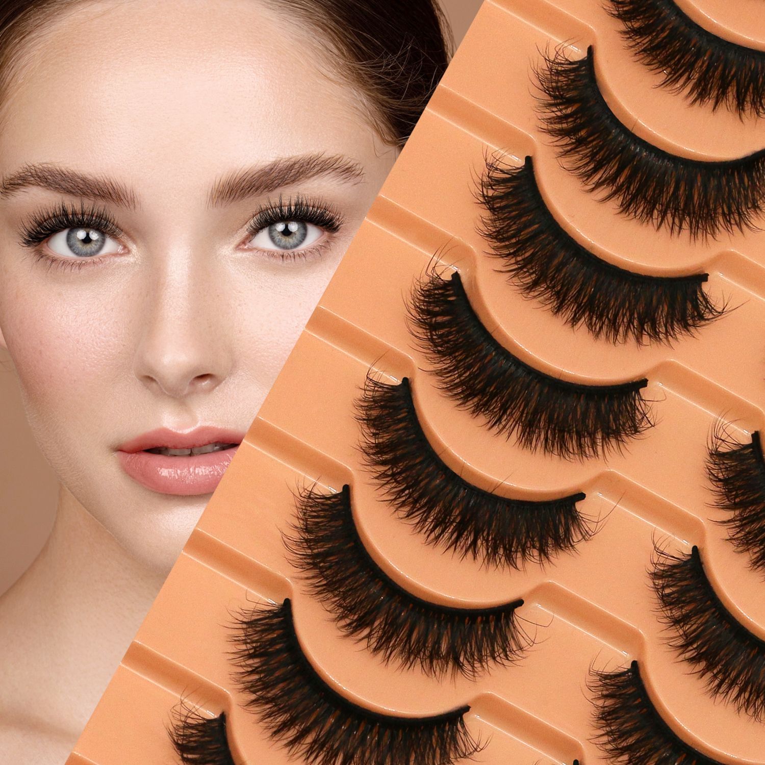 10 Pairs Lashes 6D Faux Mink E - Faux Mink Lash review and price