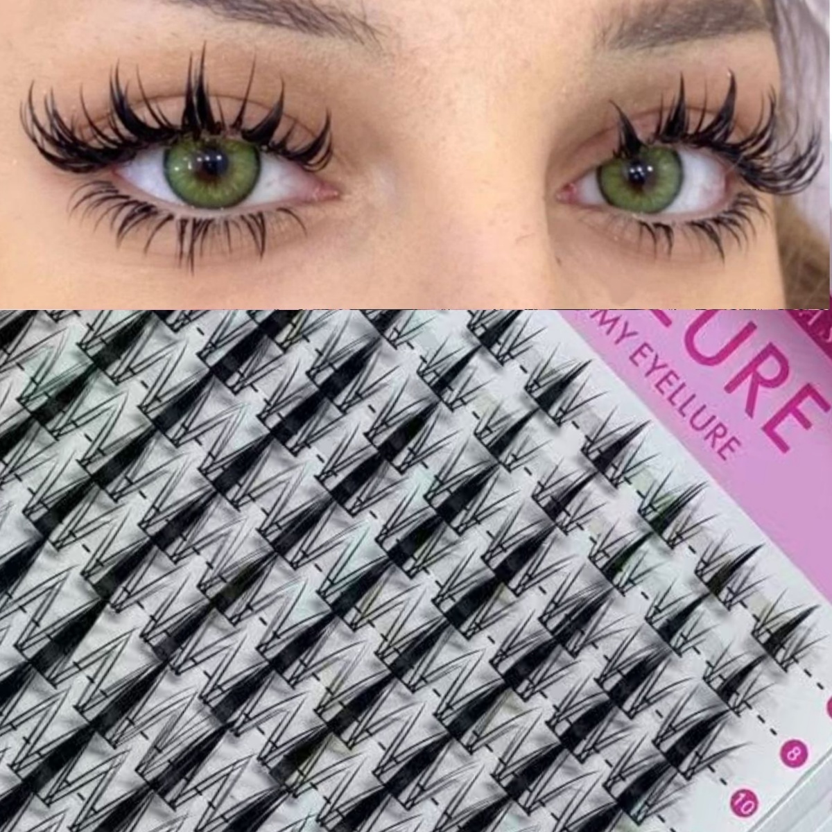 WINKLURE Manga Lash Clusters K - Individual Lash Tray review and price