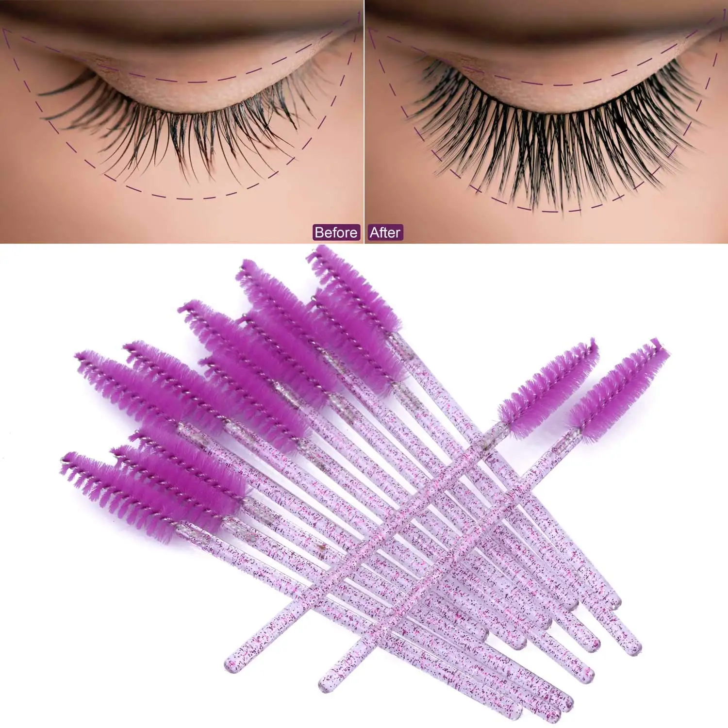 100/1000 /2000pcs Disposable M - Eyelash Extension Wholesale review and price