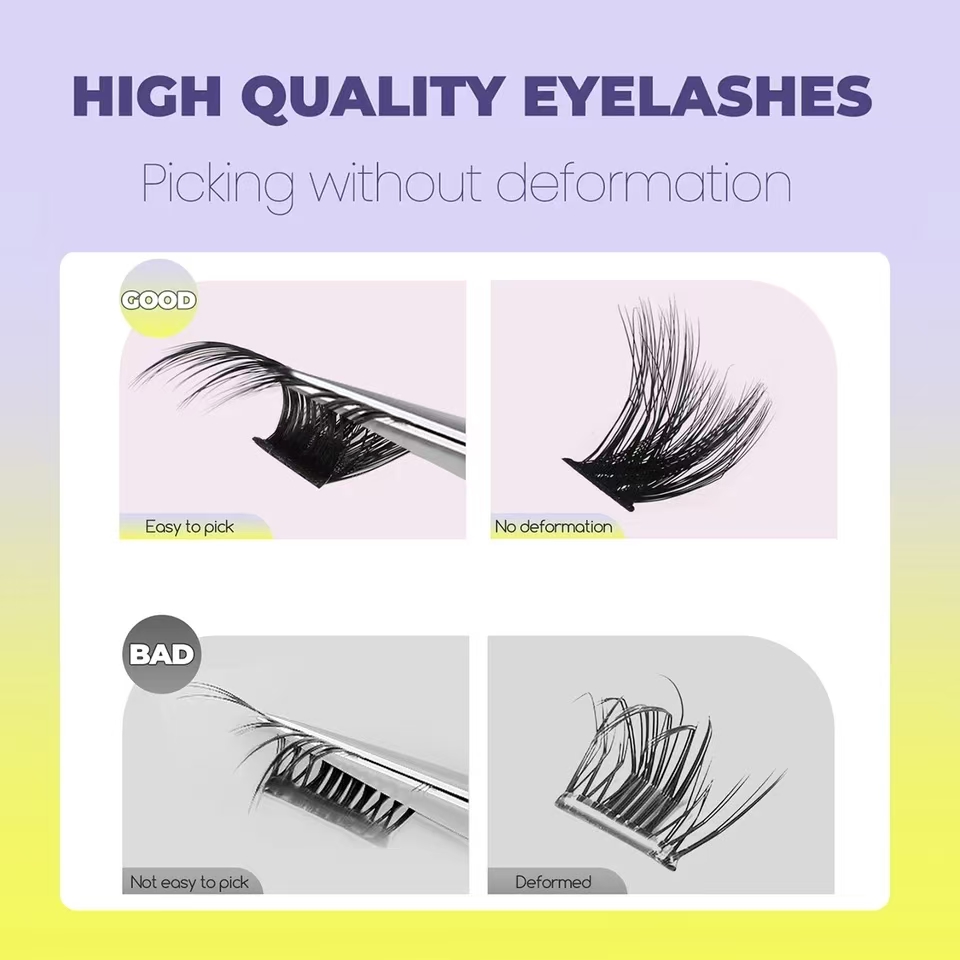 QIUNING Lash Clusters Kit Indi - Individual Lash Tray review and price