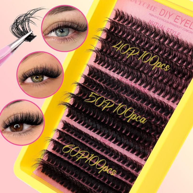 Cluster Lashes Kit Individual  - Faux Mink Lash review and price