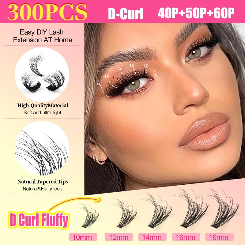 Cluster Lashes Kit Individual  - Faux Mink Lash review and price