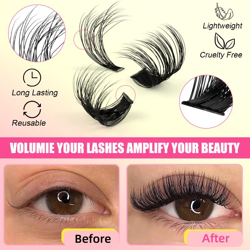 Cluster Lashes Kit Individual  - Faux Mink Lash review and price