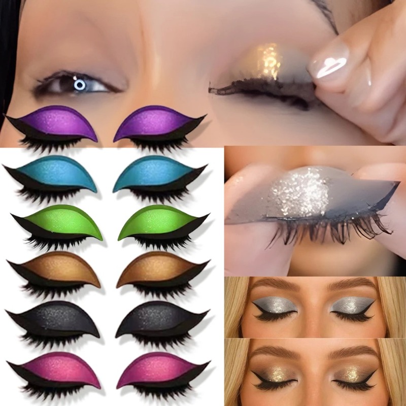 1/2 Pair Reusable Lazy Eye Sha - Lash Mapping Sticker review and price