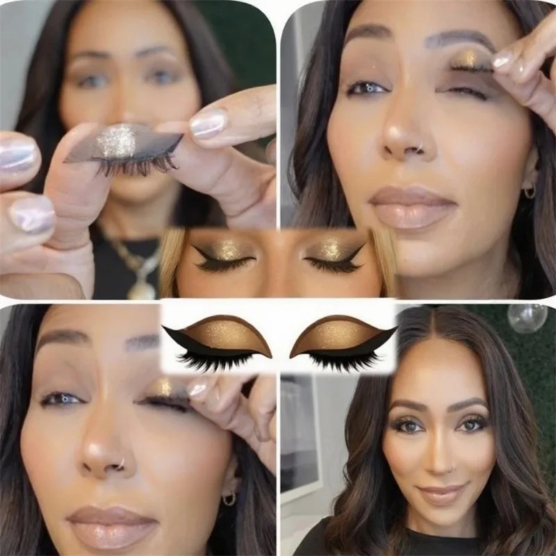 1/2 Pair Reusable Lazy Eye Sha - Lash Mapping Sticker review and price