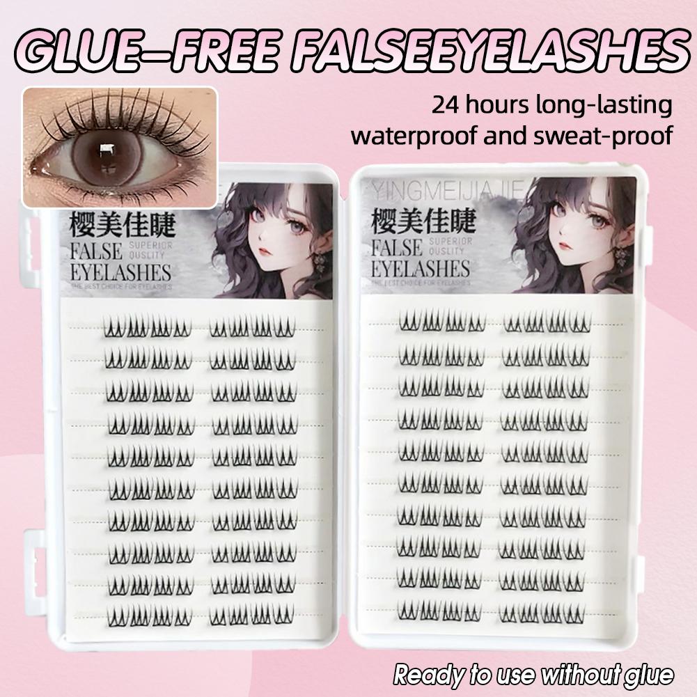 U Shape Glue-free False Eyelas - Eyelash Extension Single Lash review and price