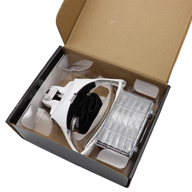 5 Lens Magnifying Glasses LED  - Eyelash Extension With Glasses review and price