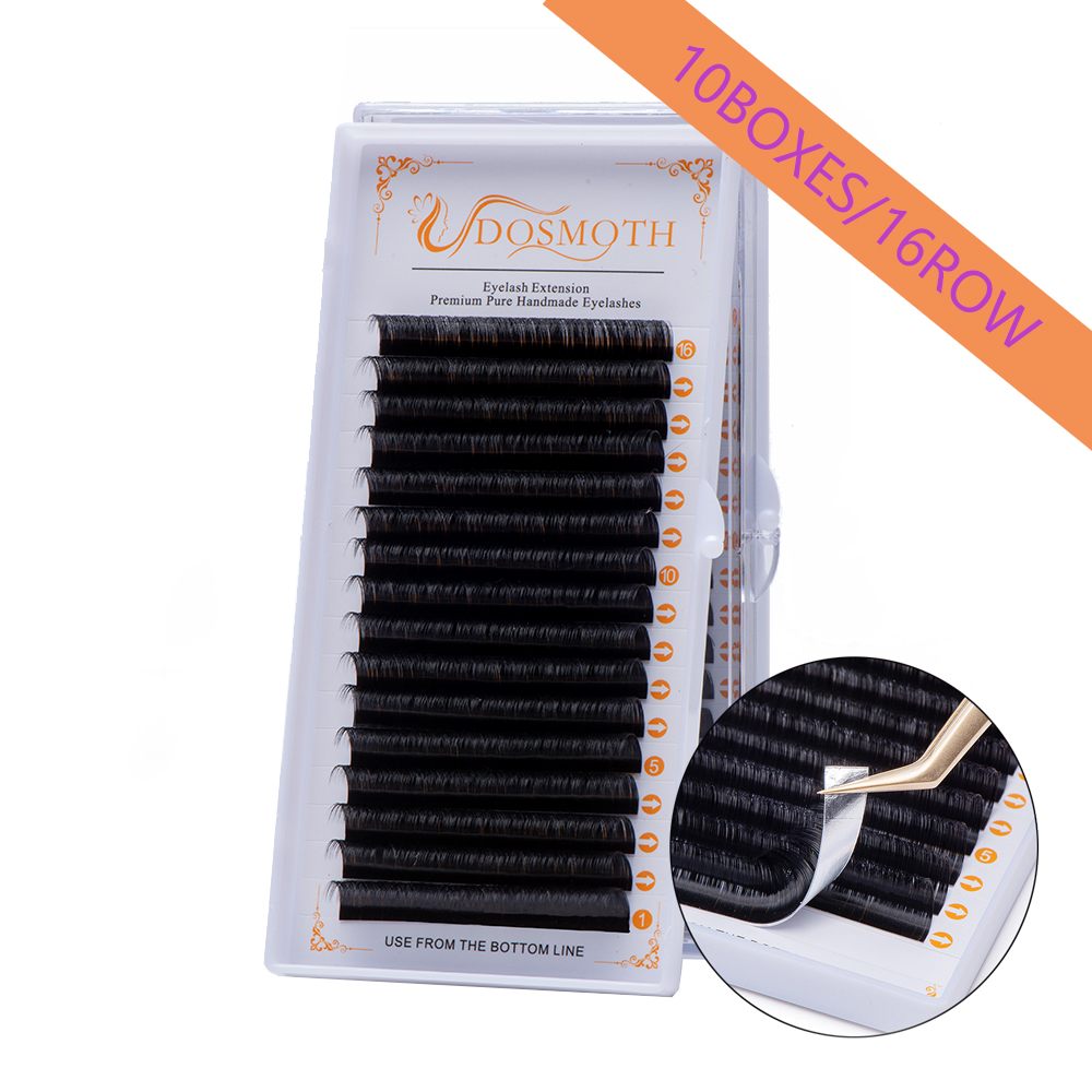 DOSMOTH 10 boxes 16rows 7-16mm - Individual Lash Tray review and price