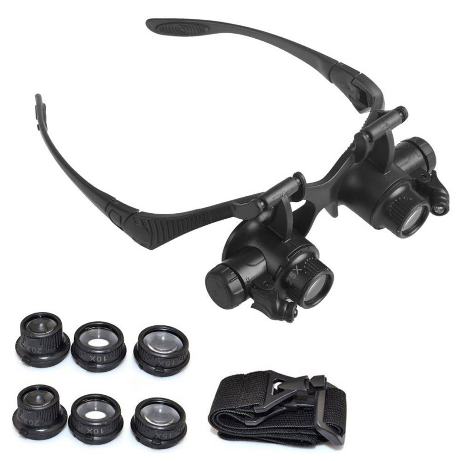 LED Light Eye Magnifying Glass - Eyelash Extension With Glasses review and price