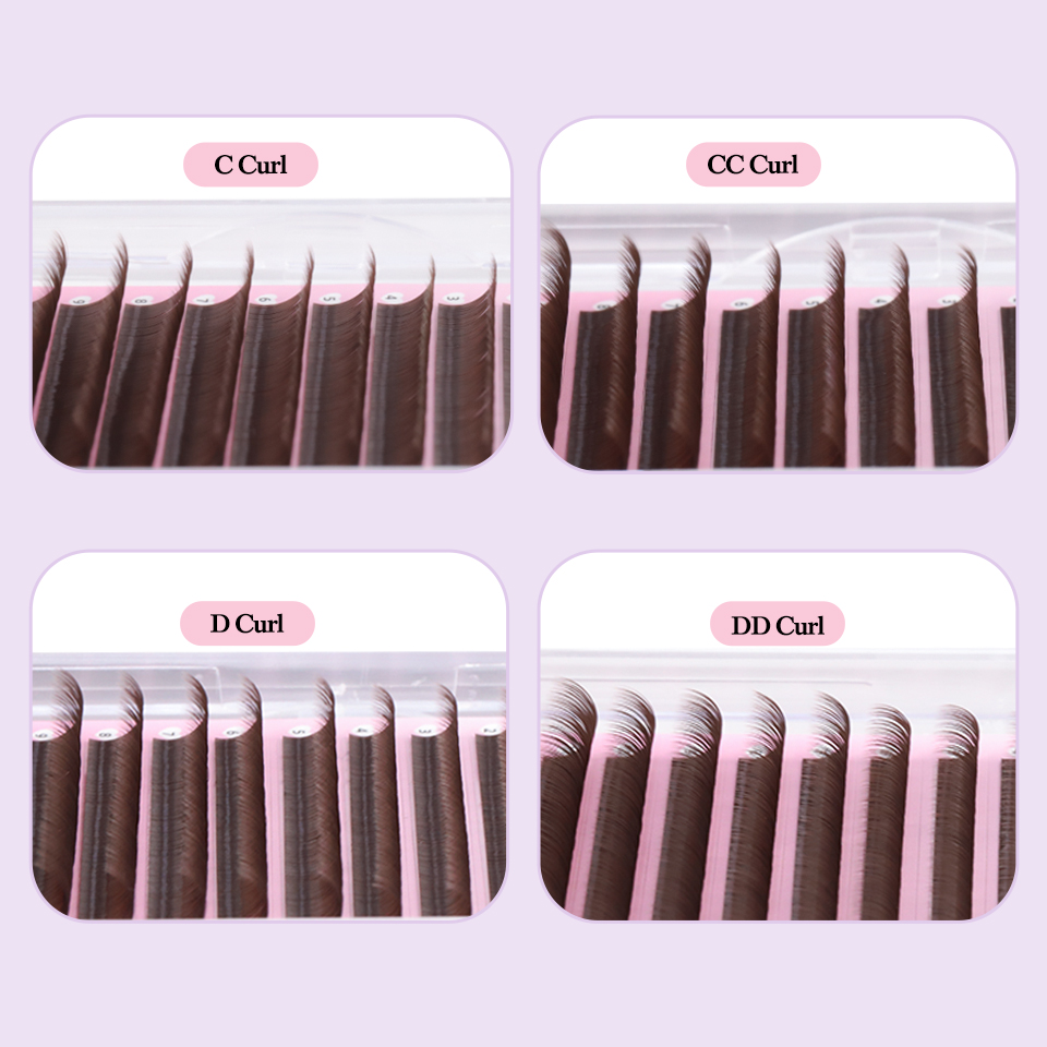 Cocoa Chocolate Brown Eyelashe - Eyelash Extension Natural Classic review and price